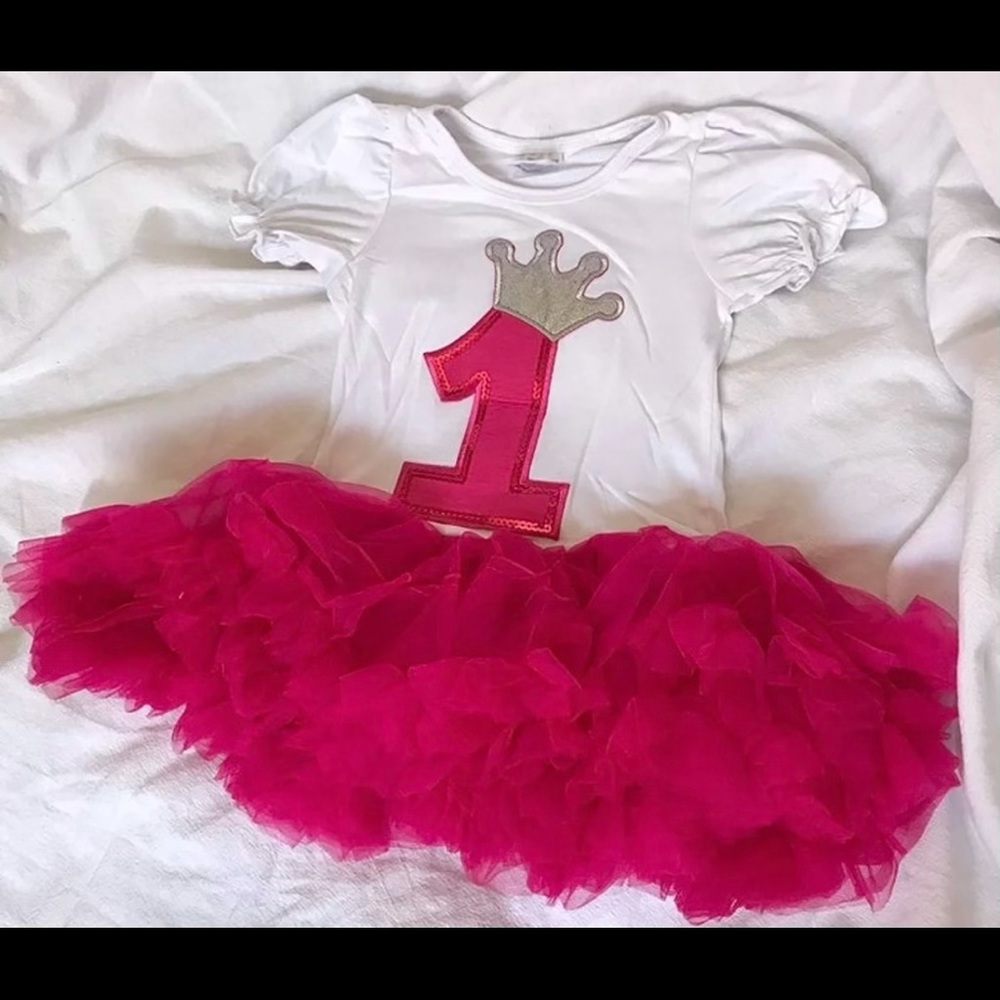 Adorable one piece tutu dress